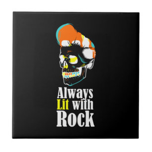 Carreau Toujours allumé avec du rock