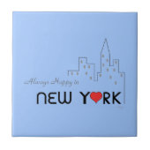 Carreau Toujours heureux à New York (Devant)