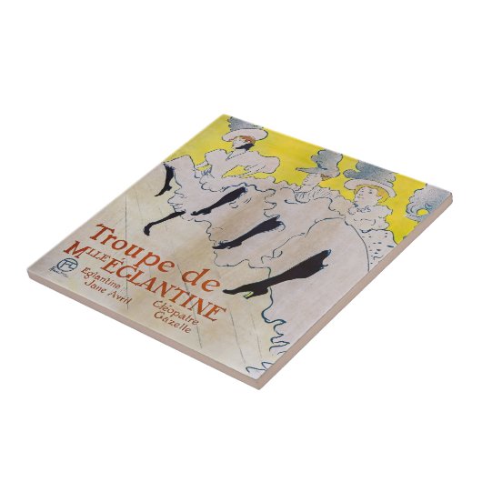 Carreau Toulouse-Lautrec - Troupe de Mlle Eglantine (Côté)