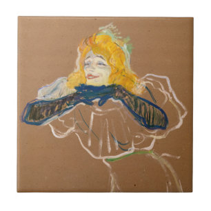 Carreau Toulouse-Lautrec - Yvette Guilbert chantant