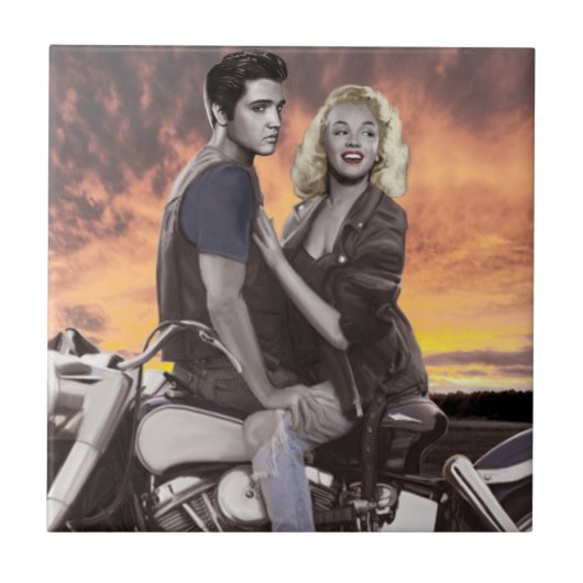 Carreau Tour de coucher du soleil (Devant)