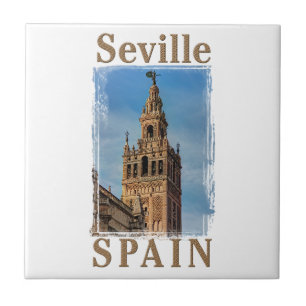 Carreau Tour de Giralda Bell, Séville, Espagne