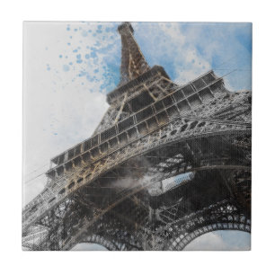 Carreau Tour Eiffel Paris France Décor mural parisien