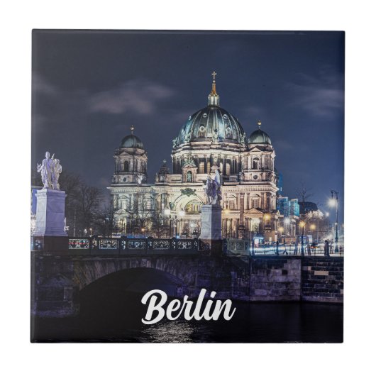 Carreau Tour télévisée et cathédrale de Berlin à Berlin, A (Devant)