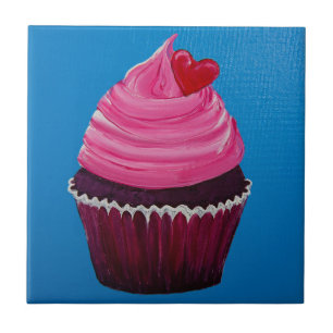 Carreau Tournage de velours rouge