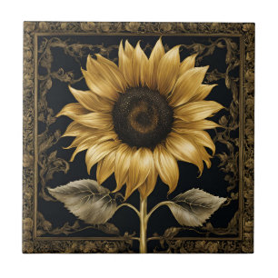 Carreau Tournesol encadré