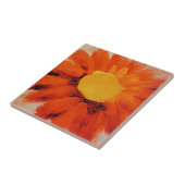 Carreau Tournesol orange vif (Côté)