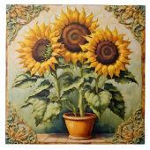Carreau Tournesols Belle Collection Moderne (Devant)