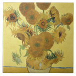 Carreau Tournesols de Vincent van Gogh |, 1888<br><div class="desc">Nombre de collection d'image :  BAL970 tournesols,  1888 (huile sur la toile). Gogh,  huiles de fourgon de Vincent 1853-90) (sur la toile. National Gallery,  Londres,  R-U.  1888</div>