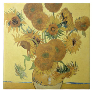 Carreau Tournesols de Vincent van Gogh  , 1888