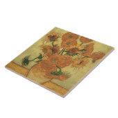 Carreau Tournesols de Vincent van Gogh |, 1889 (Côté)