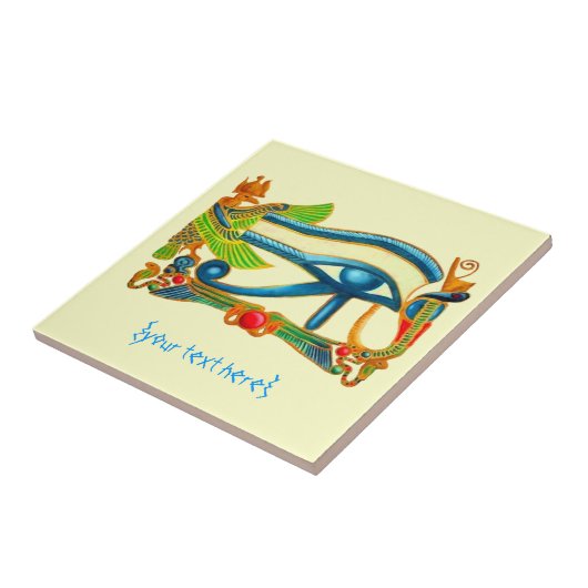 Carreau Tous Voir L'Oeil De Horus - Lucky Amulet (Côté)