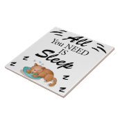 Carreau Tout ce dont vous avez besoin est Sleep Drôle Cita (Côté)