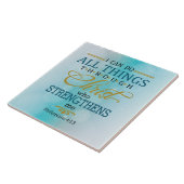 Carreau Tout par le Christ (Côté)