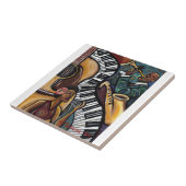 Carreau Toute cette tuile de jazz (Côté)