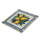 Carreau Traditional Lemons Blue Green Yellow White Classic (Côté)