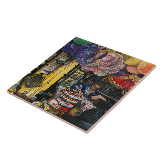 Carreau Traditions du commerce ancien, Jérusalem (Côté)