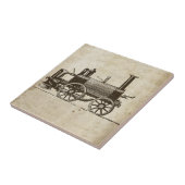 Carreau Train Antique Toy Moteur de train à vapeur (Côté)