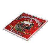 Carreau Train de canne à sucre avec Locomotives Baldwin (Côté)