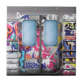 Carreau Train de métro graffiti (Devant)