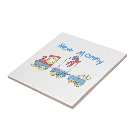 Carreau Train New Mommy C'est un petit cadeau (Côté)