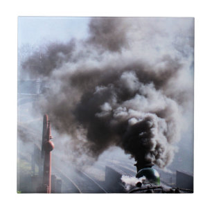 CARREAU TRAINS À VAPEUR