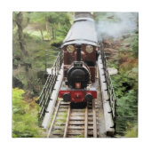 CARREAU TRAINS À VAPEUR (Devant)