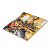 CARREAU TRAINS À VAPEUR (Côté)