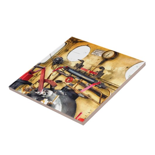 CARREAU TRAINS À VAPEUR (Côté)