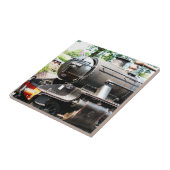 CARREAU TRAINS À VAPEUR (Côté)