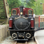 CARREAU TRAINS À VAPEUR<br><div class="desc">Le Pays de Galles, terre des petits trains à vapeur. Un train rouge magnifiquement préservé et des voitures vertes pleines de passagers.</div>