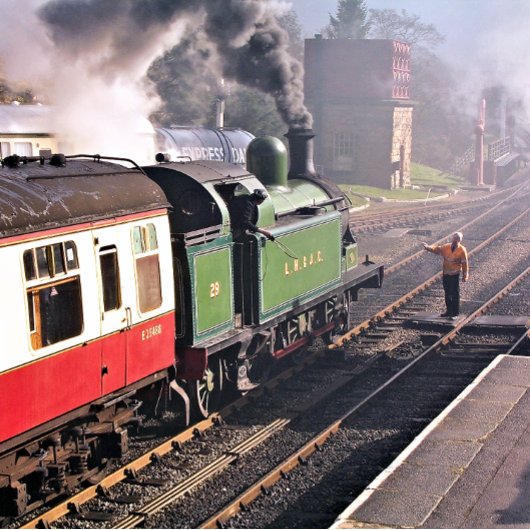 CARREAU TRAINS À VAPEUR