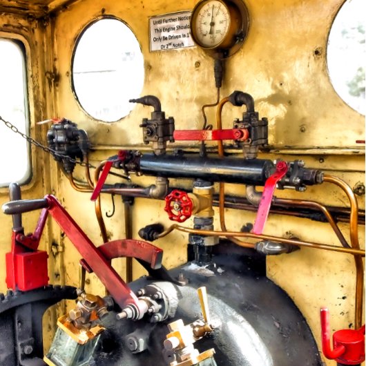 CARREAU TRAINS À VAPEUR