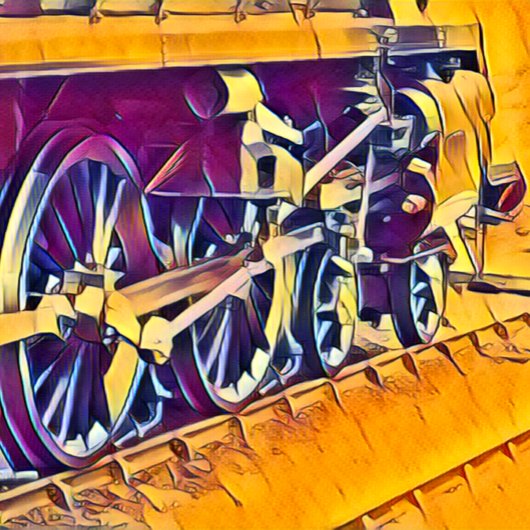 CARREAU TRAINS À VAPEUR