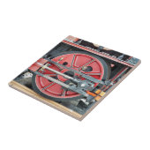 CARREAU TRAINS À VAPEUR (Côté)