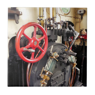 CARREAU TRAINS À VAPEUR