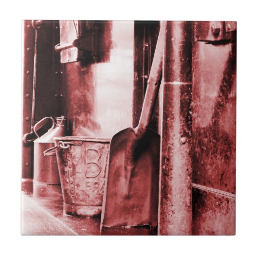 CARREAU TRAINS À VAPEUR (Devant)