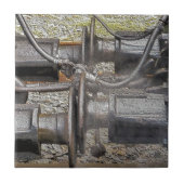 CARREAU TRAINS À VAPEUR (Devant)