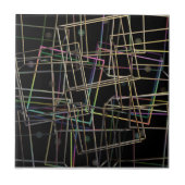 Carreau Trames métalliques fragmentées Carrelage céramique (Devant)