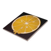 Carreau tranche de citron jaune vif (Côté)
