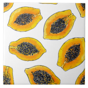 Carreau Tranches de Papaya