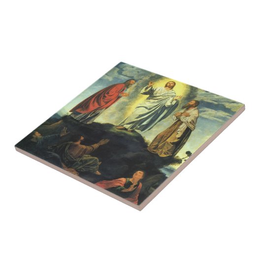 Carreau Transfiguration par Giovanni Girolamo Savoldo (Côté)