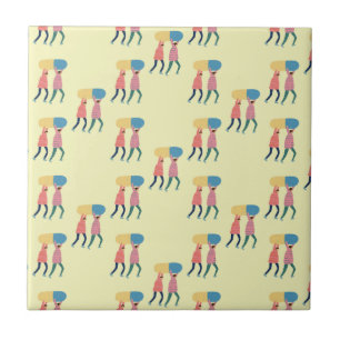 Carreau Transport d'un motif de pilule