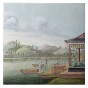 Carreau Transportant des caisses de thé (la semaine sur l