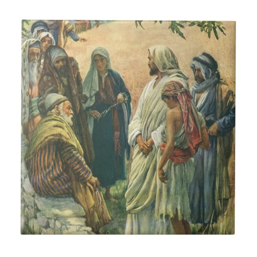 Carreau Travail sur le Sabbat, Religion Vintage (Devant)