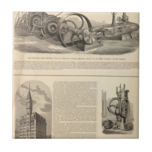 Carreau Travaux de fer de Delamater (Devant)