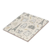 Carreau Travel Doodle Seamless Pattern (Côté)