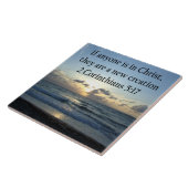 CARREAU TRAVERSER 2 CORINTHIENS 5:17 OCEAN SUNRISE (Côté)