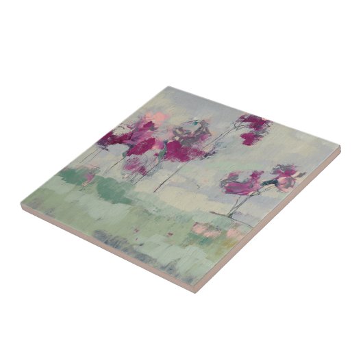 Carreau Treeline Fuchsia (Côté)