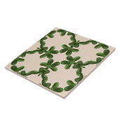 Carreau Treillis de Jade en Crème (Côté)